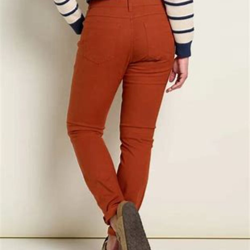 Toad&CO Earthworks stretch canvas organic cotton Pants size 4 (29" inseam) - Picture 2 of 10